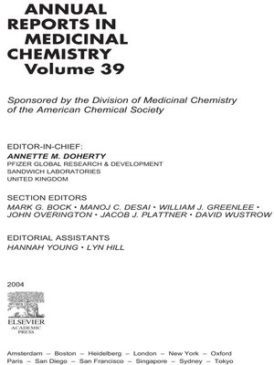 cover image of Annual Reports in Medicinal Chemistry